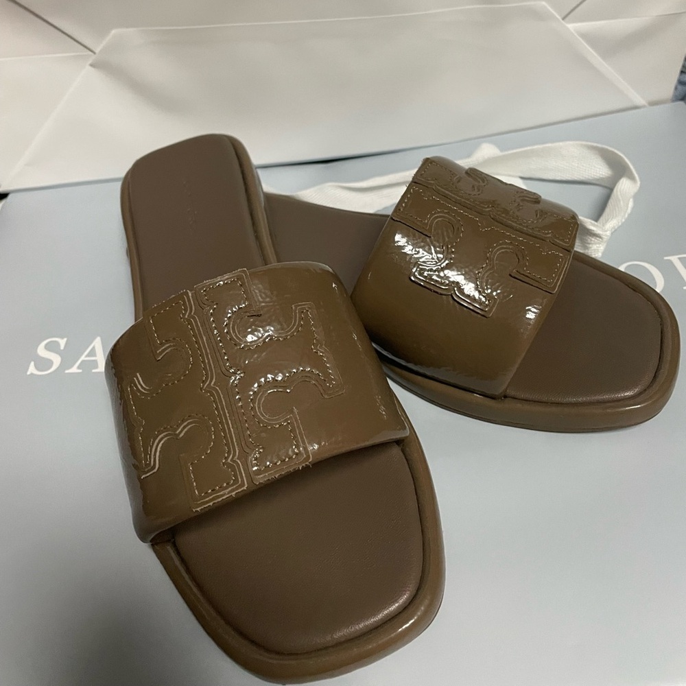 Tory Burch Slides Never Worn